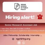 Senior Research Assistant Jobs in New Delhi by NGOHiring